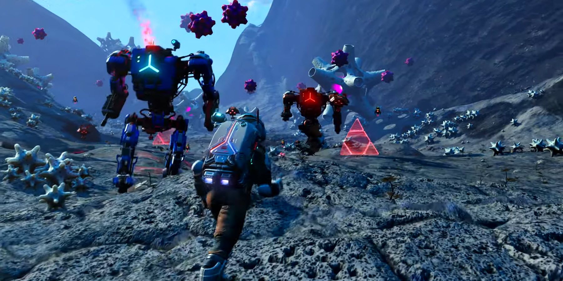 Трейлер обновления No Man's Sky Sentinel показывает роботов-компаньонов, новых врагов и многое другое