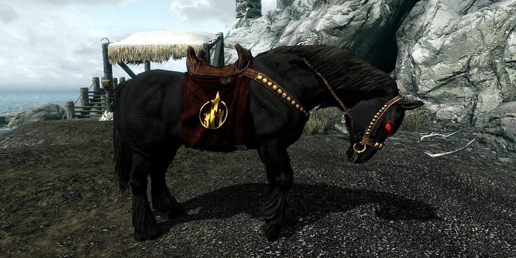 Баг Skyrim превращает игрока в лошадь