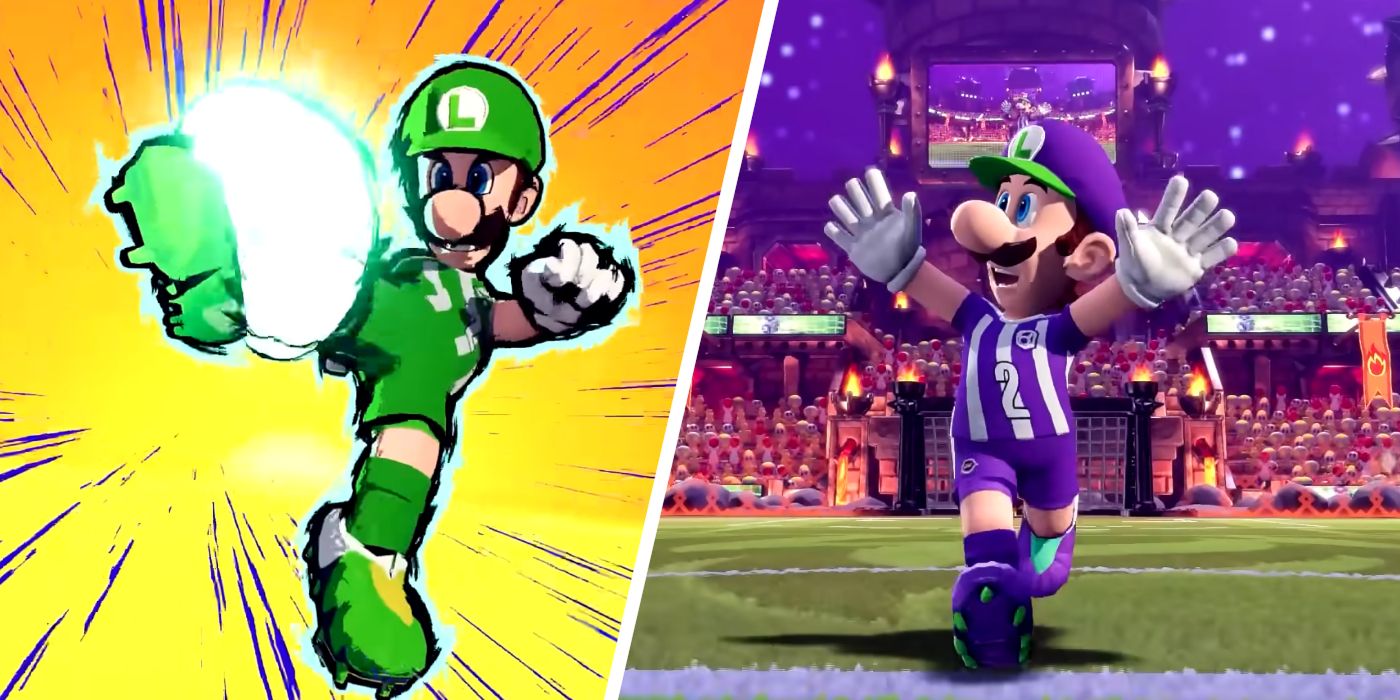 Mario Strikers: Battle League: лучшая сборка Луиджи