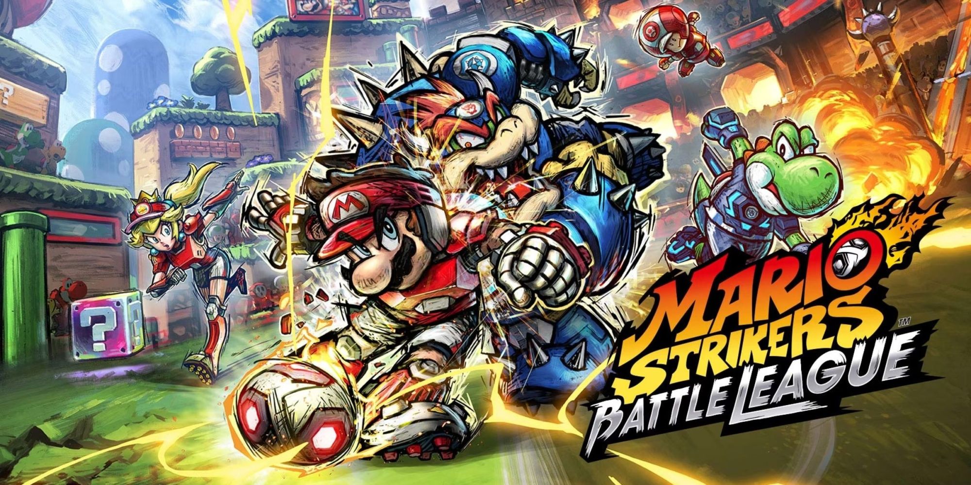Обновление Mario Strikers: Battle League добавляет Полину и Дидди Конг