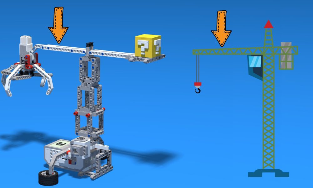 LEGO Bricktales: Соберите стрелу и противовес для решения головоломки с краном