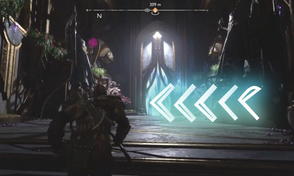 God of War Ragnarok Как пройти Myrkr Tunnels Головоломка с двойной