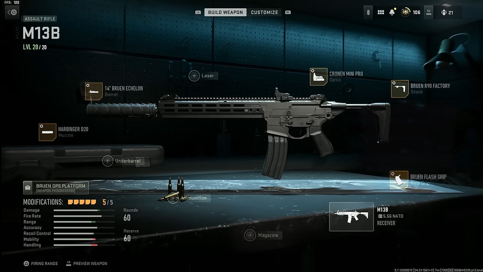 Mw2 m13b blueprint